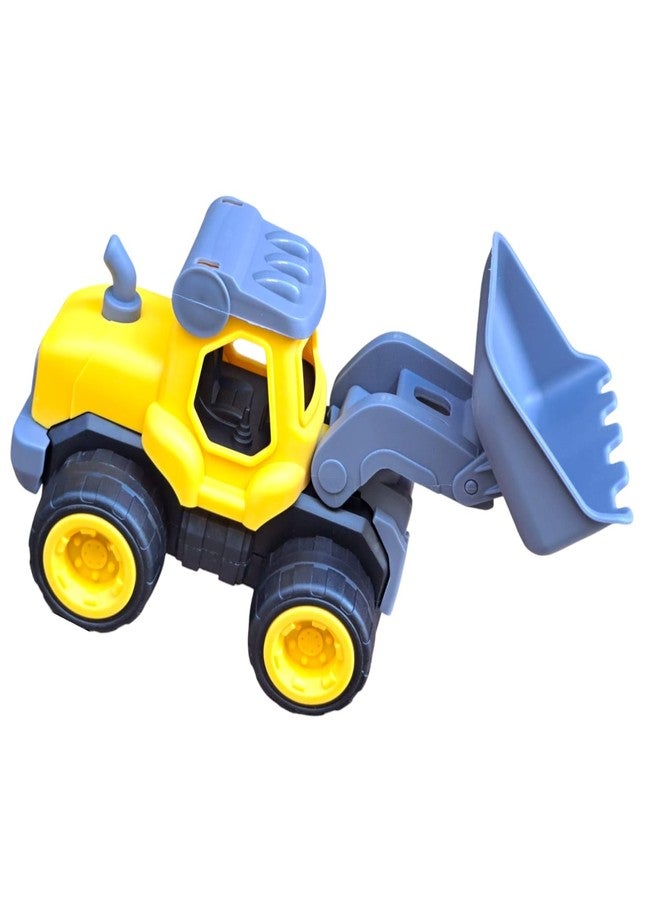 JNiL Unbreakable Friction Power Construction Road Breaker Tractor Toy for Kids Toddlers boy Children Toys (Yellow) - Image 2